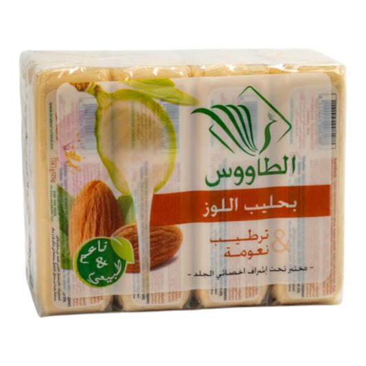 صابون الطاووس بحليب اللوز